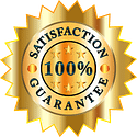 Satisfaction guarantee sticker